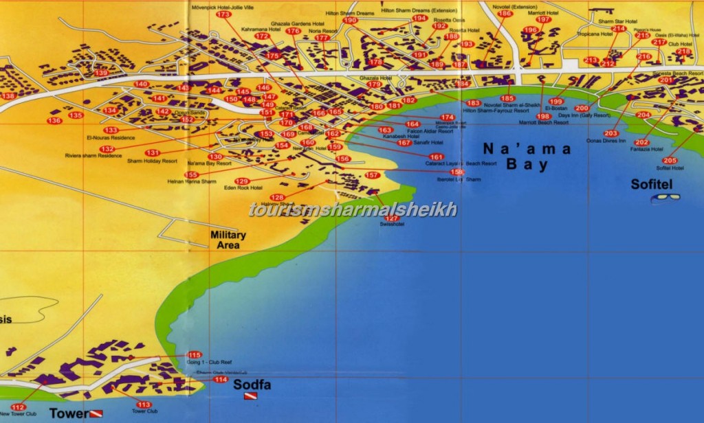 Naama-Bay-Hotel-Map